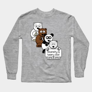 Diversity is beary cool Long Sleeve T-Shirt